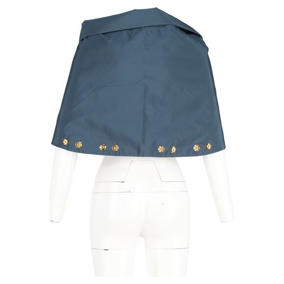 Prada Evening Cape in Blue Polyester - Picture 6 of 6